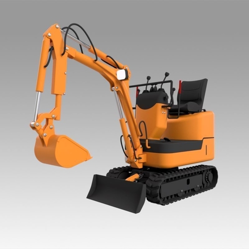 Mini excavator Komatsu PC09-1 3D Print 366932