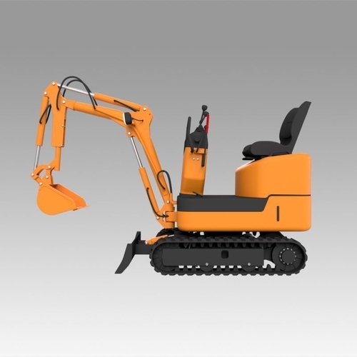 Mini excavator Komatsu PC09-1 3D Print 366933