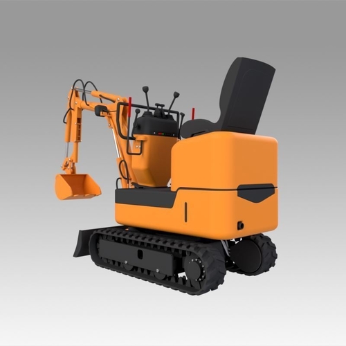 Mini excavator Komatsu PC09-1 3D Print 366934