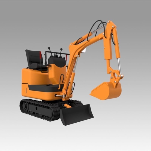 Mini excavator Komatsu PC09-1 3D Print 366938