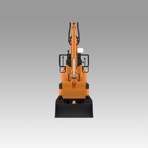 Mini excavator Komatsu PC09-1 3D Print 366939