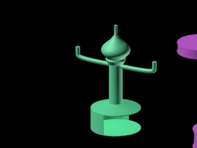 Filament Hatstand 3D Print 36694