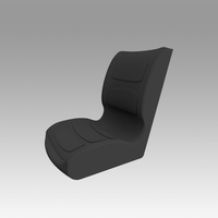Small Loader excavator seat 3D Printing 366944
