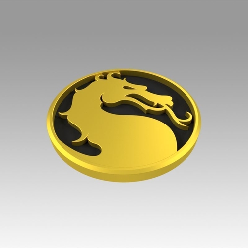 Mortal Kombat logo 3D Print 366964