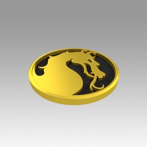 Mortal Kombat logo 3D Print 366965