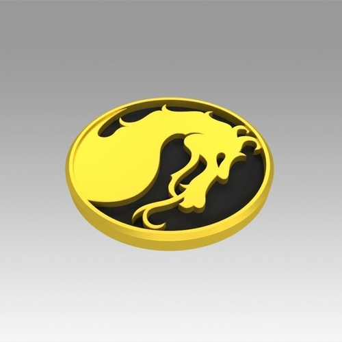 Mortal Kombat logo 3D Print 366966