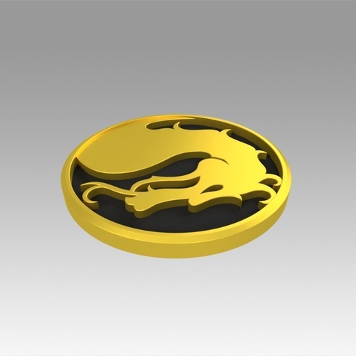 Mortal Kombat logo 3D Print 366967