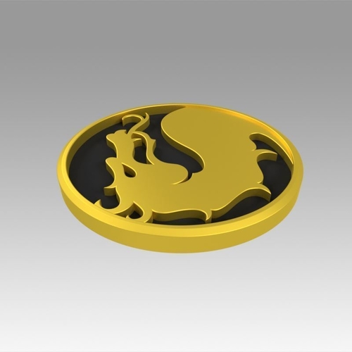 Mortal Kombat logo 3D Print 366969