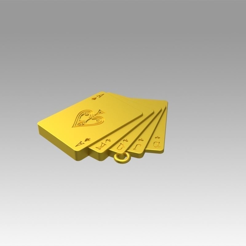 Pendant Playing card 3D Print 366985