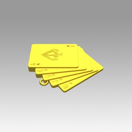 Pendant Playing card 3D Print 366986