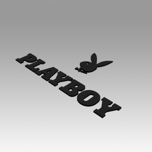 Playboy logo 3D Print 366998