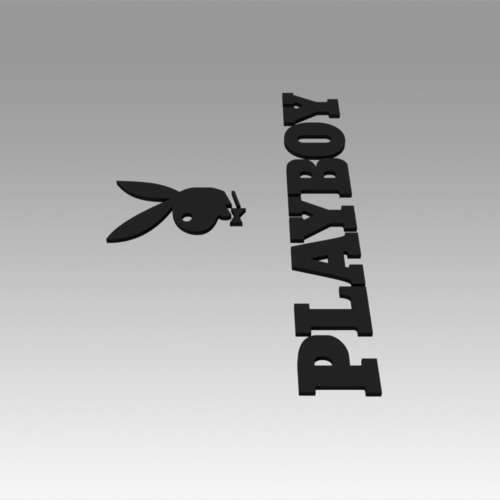Playboy logo 3D Print 367003