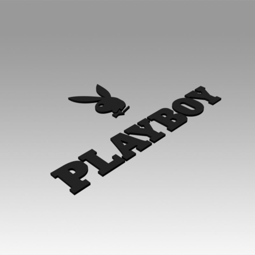 Playboy logo 3D Print 367004
