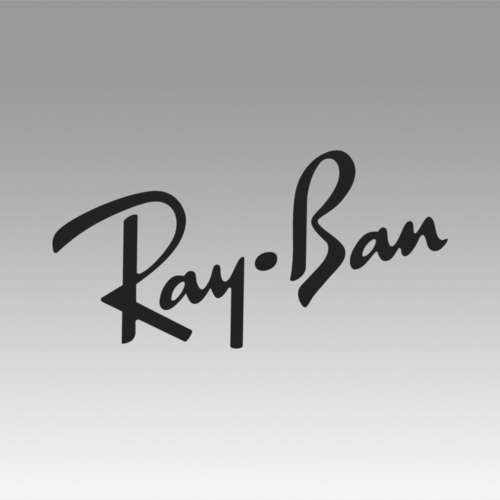 Ray ban logo 3D Print 367010