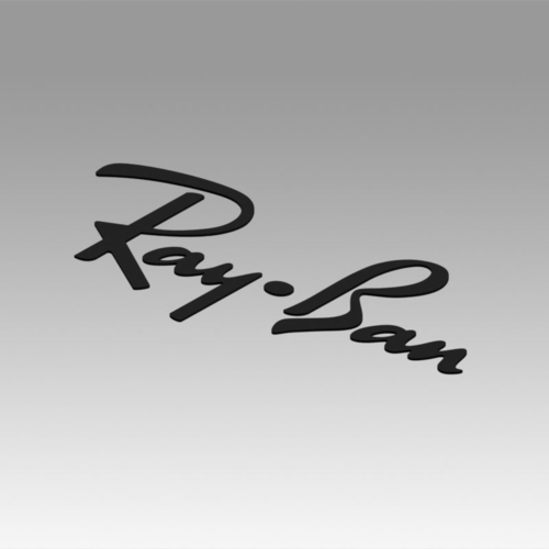 Ray ban logo 3D Print 367012