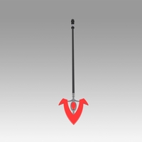 Akame ga KILL Bulat Spear Cosplay Weapon Prop - Thumbnail 5