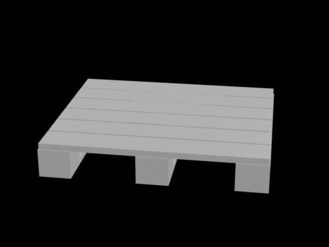 Wood Pallet Coasters 3D Print 36723