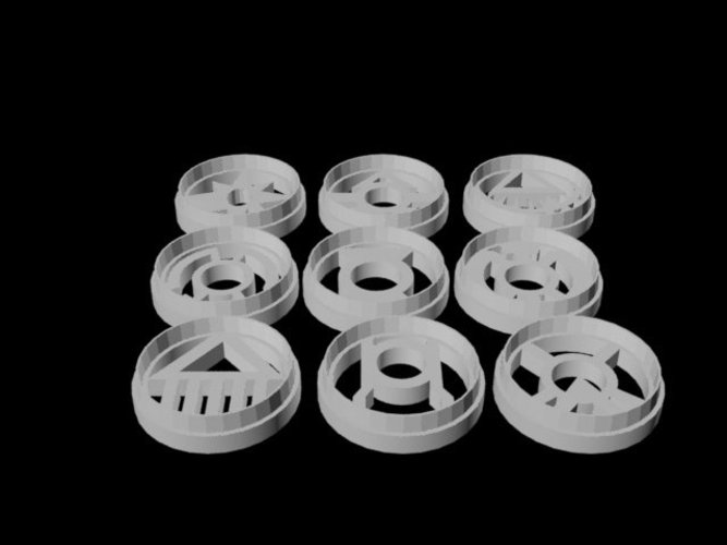 Lantern Corps - Cookie Cutters and Stamps 3D Print 36730