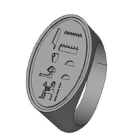 The Wax Seal Ring of Pharaoh/Queen Hatshepsut - Thumbnail 1