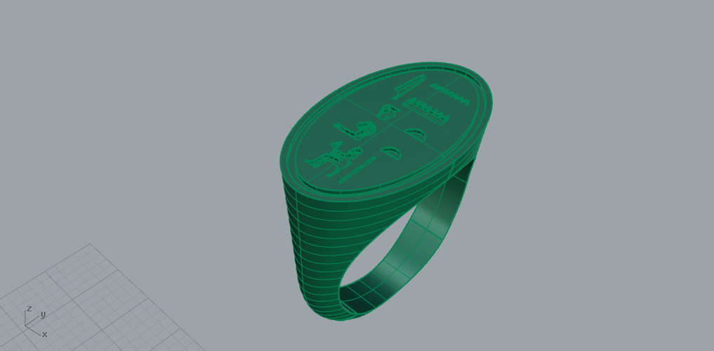 The Wax Seal Ring of Pharaoh/Queen Hatshepsut 3D Print 367560