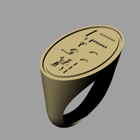 The Wax Seal Ring of Pharaoh/Queen Hatshepsut - Thumbnail 3
