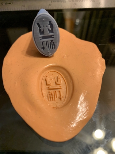 The Wax Seal Ring of Pharaoh Rameses II "The Great" 3D Print 367590