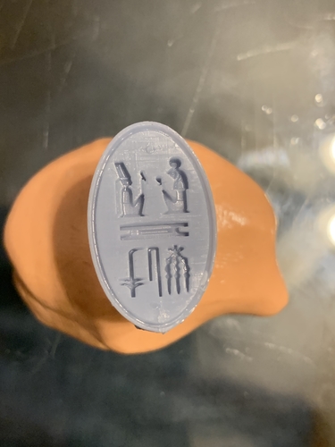 The Wax Seal Ring of Pharaoh Rameses II "The Great" 3D Print 367592