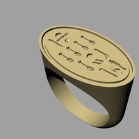 The Wax Seal Ring of Pharaoh/Queen Nefertiti - Thumbnail 5