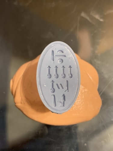 The Wax Seal Ring of Pharaoh/Queen Nefertiti 3D Print 367629