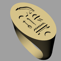 The Wax Seal Ring of Pharaoh/Queen Nefertari - Thumbnail 3