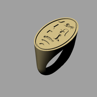 The Wax Seal Ring of Pharaoh/Queen Cleopatra - Thumbnail 3
