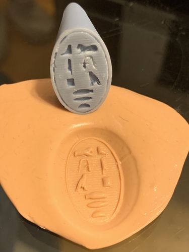 The Wax Seal Ring of Pharaoh/Queen Cleopatra 3D Print 367675