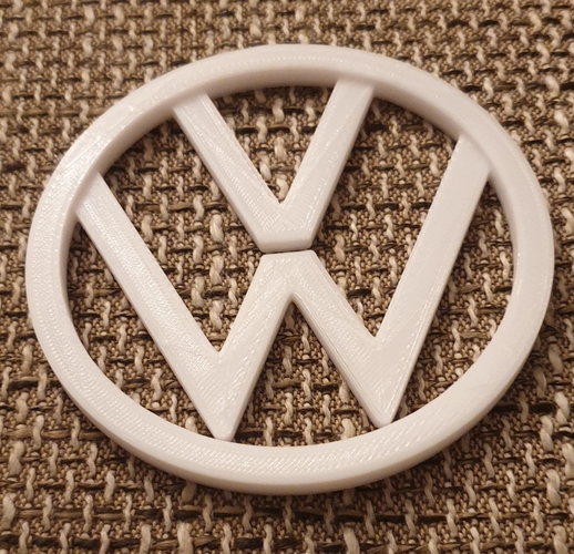 VW Coaster set (new logo) 3D Print 367822