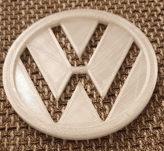 VW Coaster set (new logo) 3D Print 367823