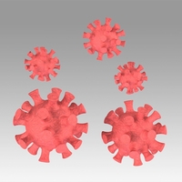 Small Corona Virus 3D Printing 367843