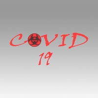 Small Coronavirus logo sign 3D Printing 367844