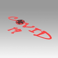 Coronavirus logo sign - Thumbnail 3