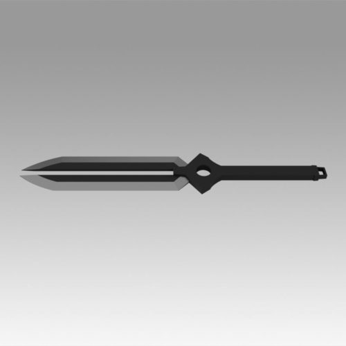 Darker Than Black Cosplay Accessories Heis Sword 3D Print 367867