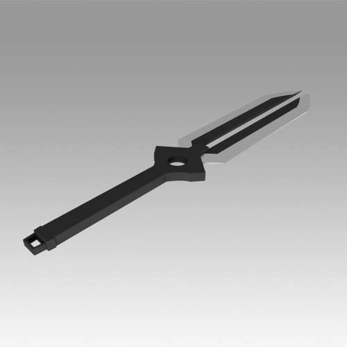 Darker Than Black Cosplay Accessories Heis Sword 3D Print 367870