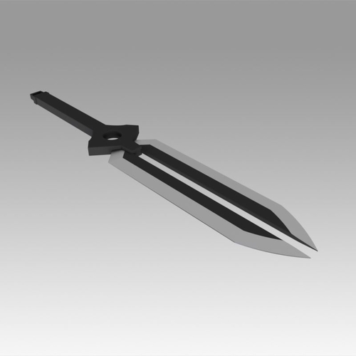 Darker Than Black Cosplay Accessories Heis Sword 3D Print 367872