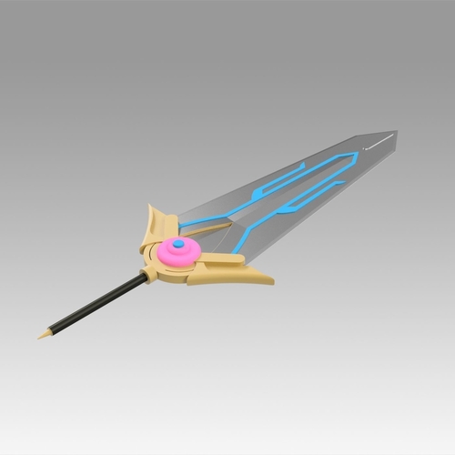 Date A Live Yatogami Tohka Princess Cosplay Weapon 3D Print 367876