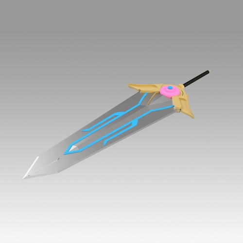 Date A Live Yatogami Tohka Princess Cosplay Weapon 3D Print 367880