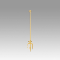DC Aquaman Arthur Curry Trident Cosplay Weapon - Thumbnail 7