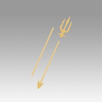 DC Aquaman Arthur Curry Trident Cosplay Weapon - Thumbnail 10
