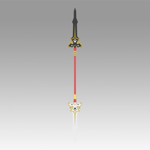 Elsword Ara Haan Spear Cosplay Weapon Prop 3D Print 367979