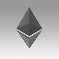 Small Ethereum Crypto Currency 3D Printing 367984