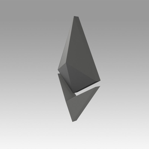 Ethereum Crypto Currency 3D Print 367986