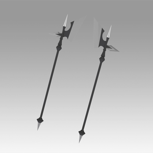 Fate Grand Order Berserker Asterios Sprite Two Hatchets 3D Print 368046