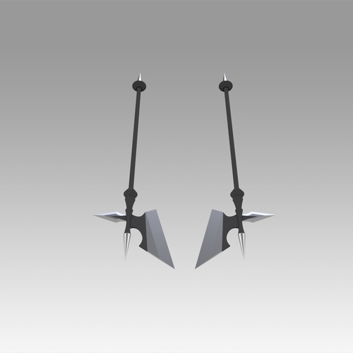 Fate Grand Order Berserker Asterios Sprite Two Hatchets 3D Print 368050