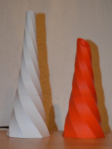 Lampada cono esagonale 3D Print 36807